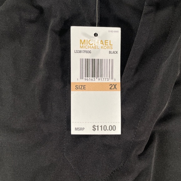 Michael Kors Women’s Knit Black Dress – Size 2X - Picture 3 of 8